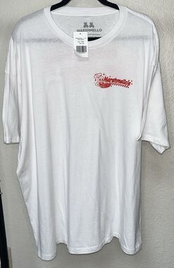 Marshmello Mello DJ Pizza Chef Rave Tee Men Sz 3XLarge White